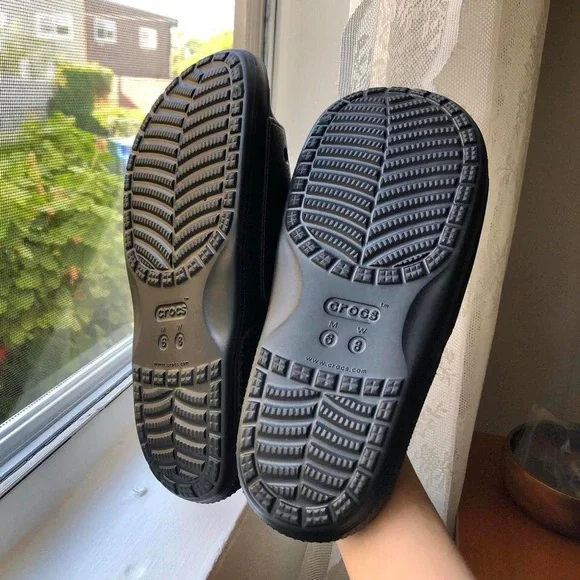 Black CROCS Classic Slide Sandals - Picture 4 of 6